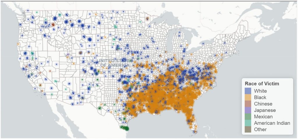 Map reveals that lynching extended far beyond the deep South - PSU ...